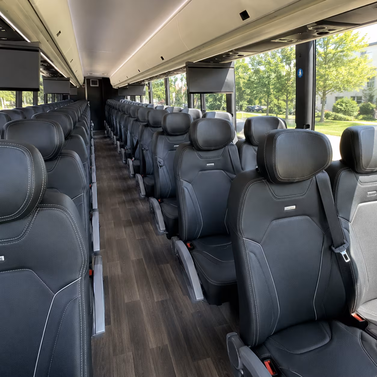 40-56 Passenger Charter Bus Inside