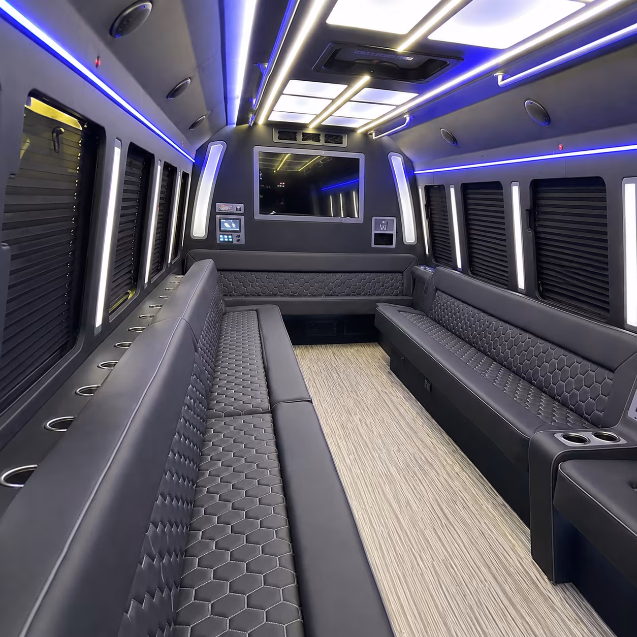 Fargo Concert & Music Festival Transportation party bus exterior