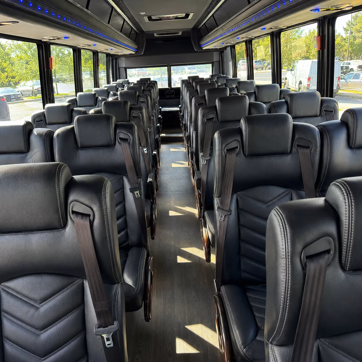 Fargo Corporate Transportation party bus exterior