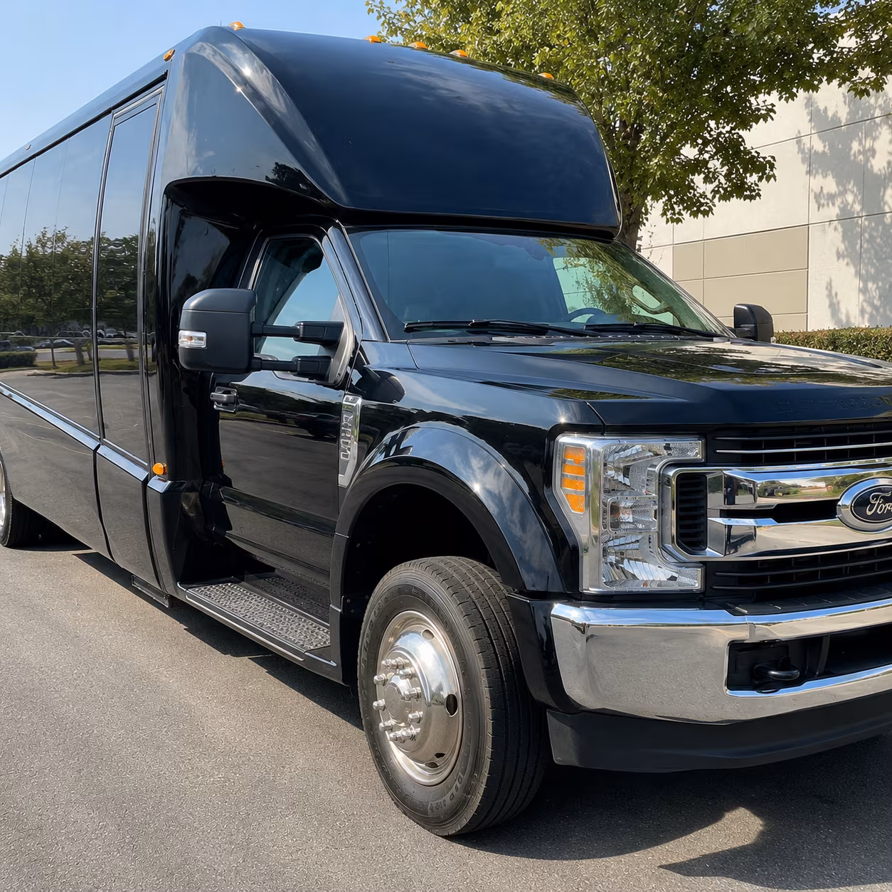 Fargo Corporate Transportation party bus exterior