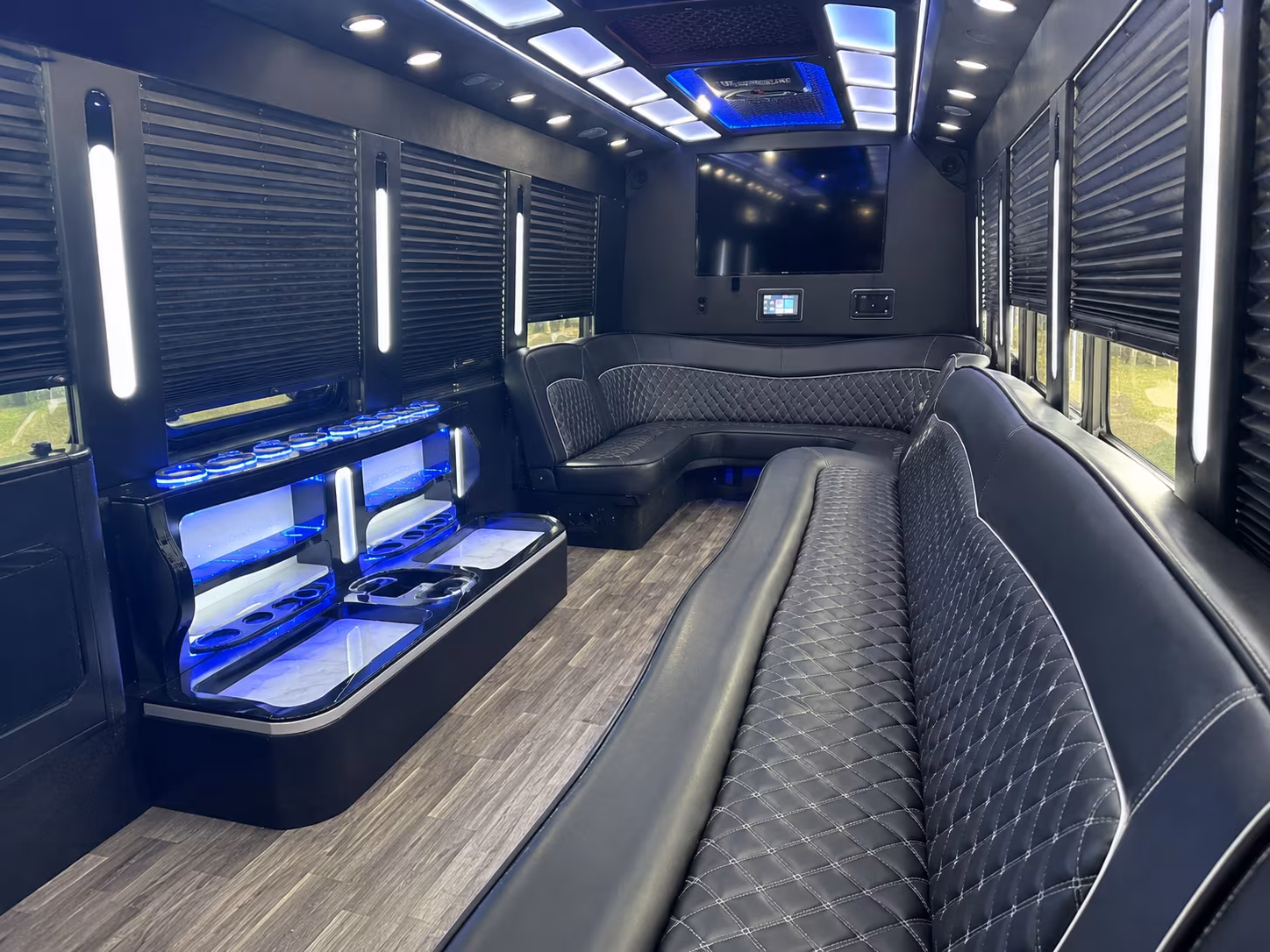 Fargo Prom & Homecoming Transportation party bus exterior