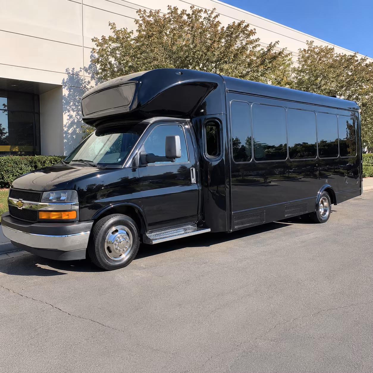 Fargo Prom & Homecoming Transportation party bus exterior
