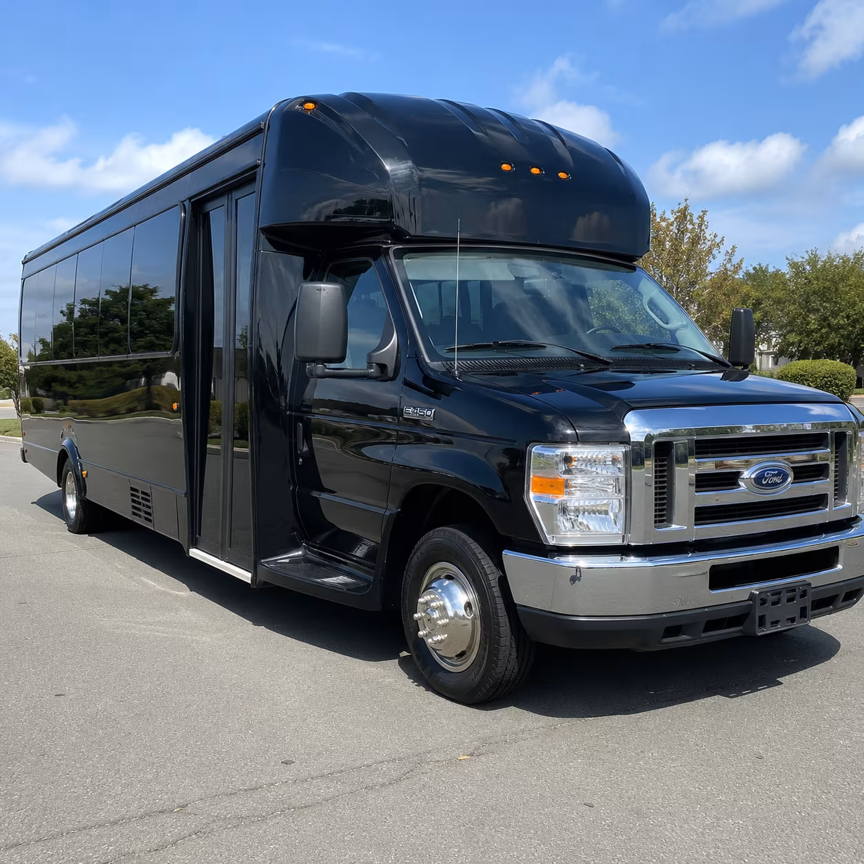 Fargo Prom & Homecoming Transportation party bus exterior