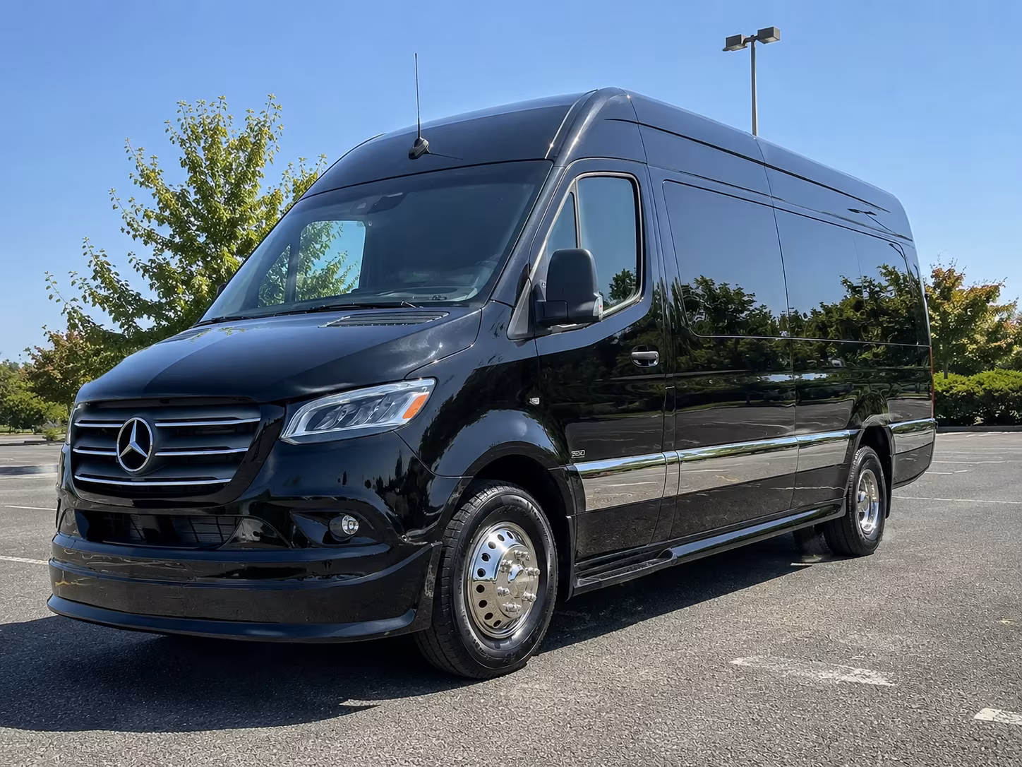 Fargo School Event Transportation party bus exterior