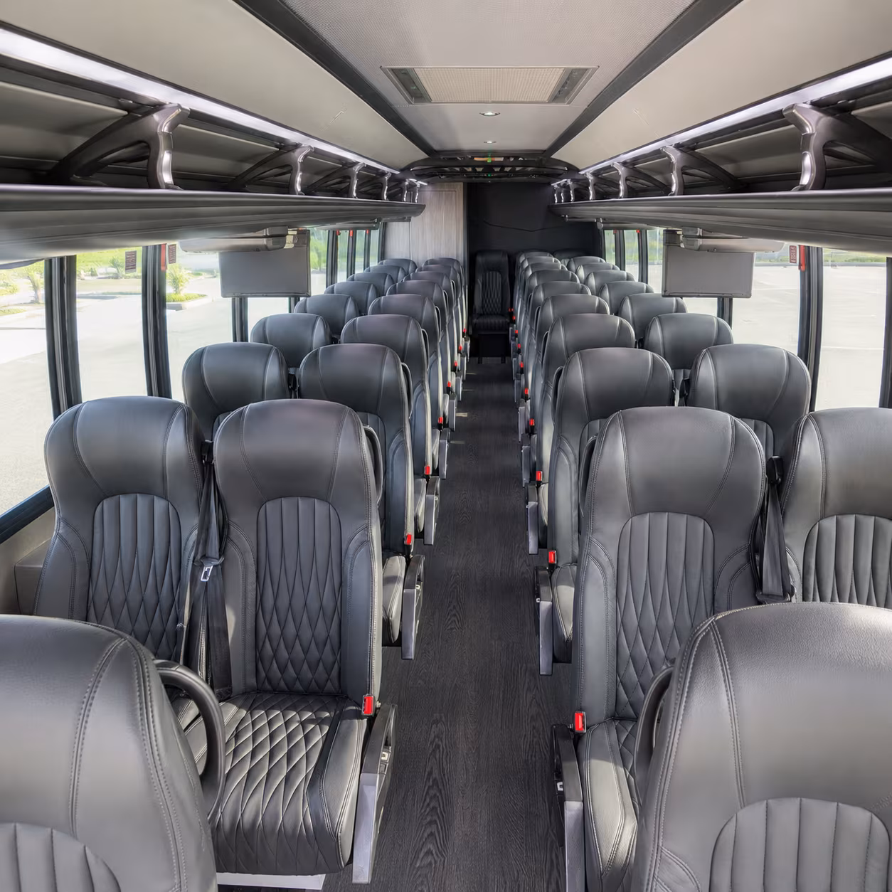 Fargo School Event Transportation party bus exterior