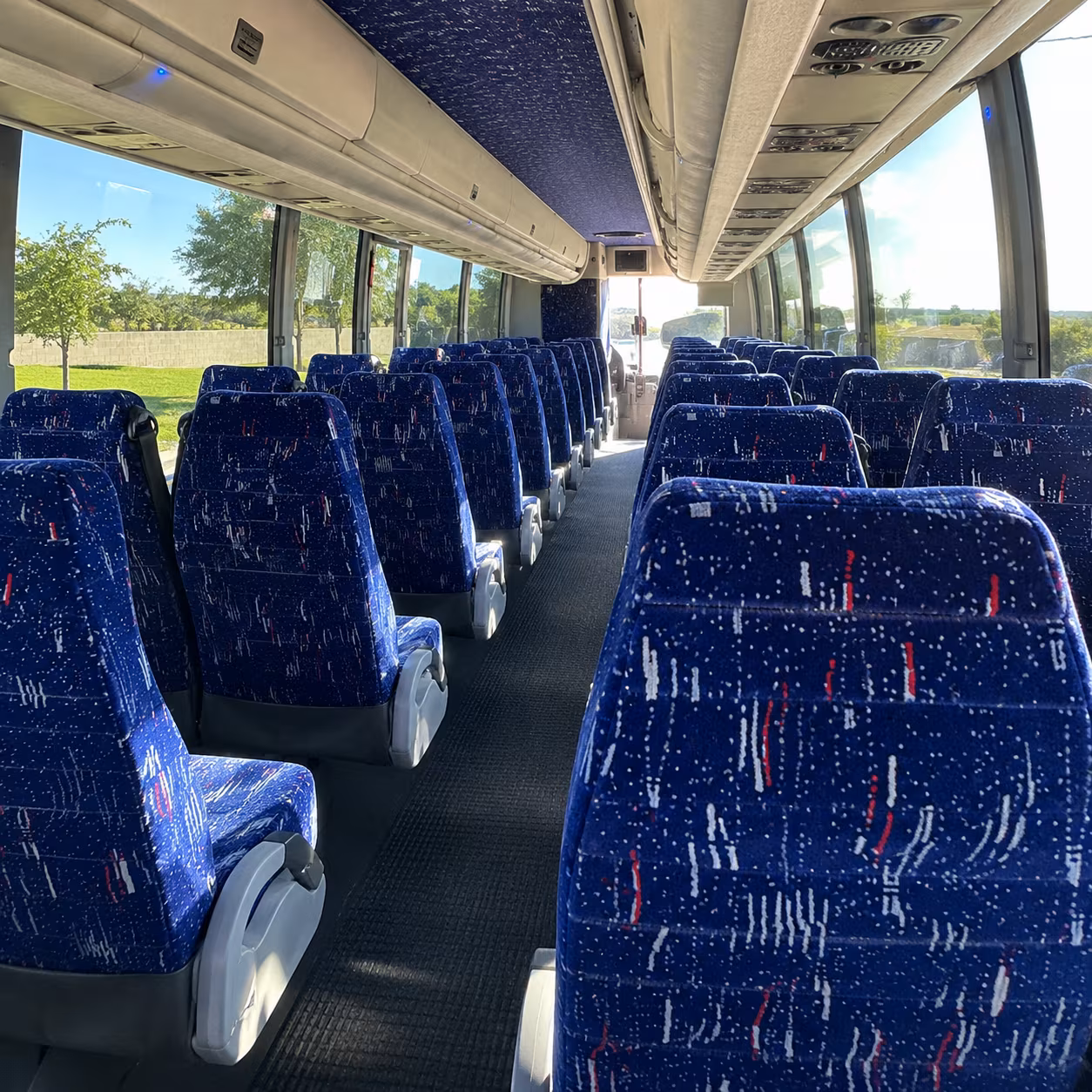 Fargo School Event Transportation party bus exterior