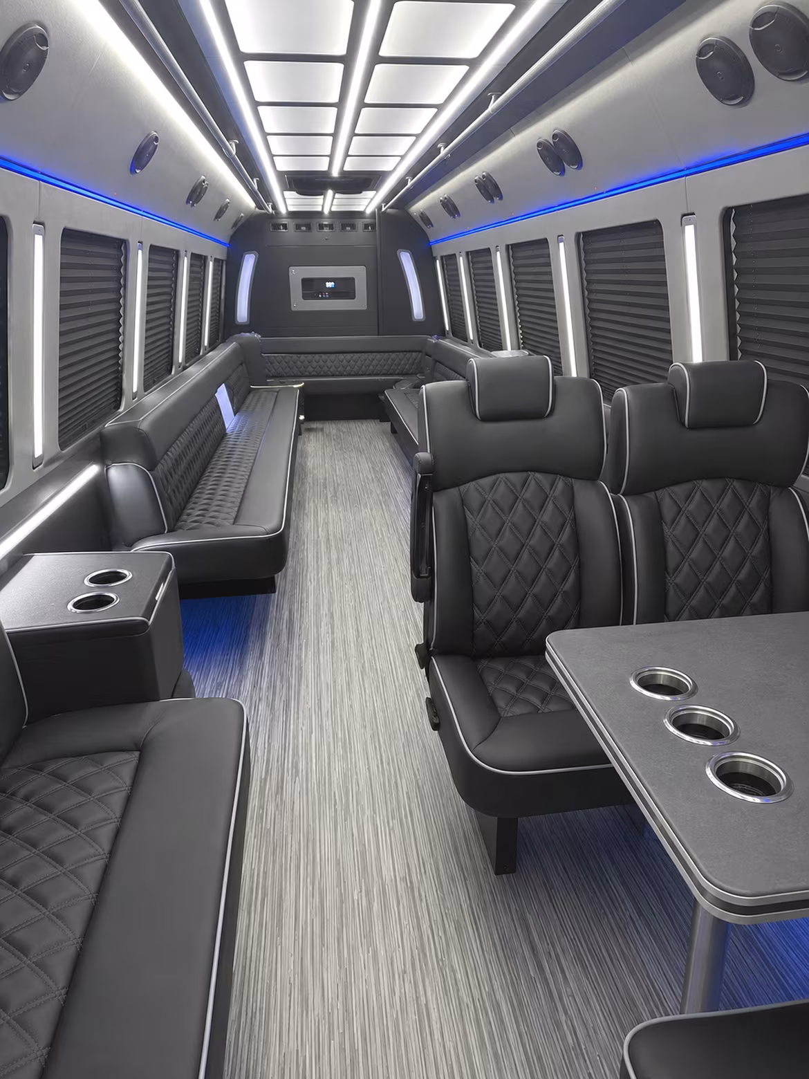 Fargo Winery Tour & Pub Crawl Transportation party bus interior