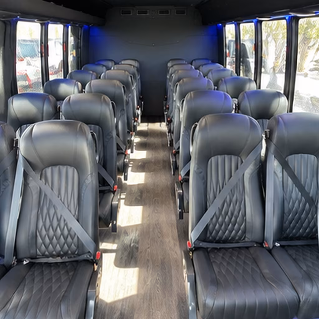 15-35 Passenger Minibus Inside