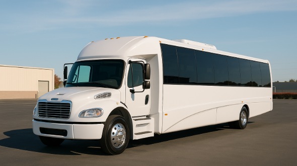 Exterior of Charter Bus Company Omaha's 20 Passenger Party Bus in Omaha