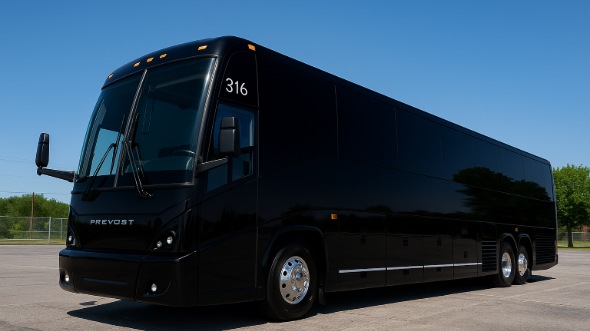 Exterior of Charter Bus Company Bismarck's 40 Passenger Party Bus in Bismarck