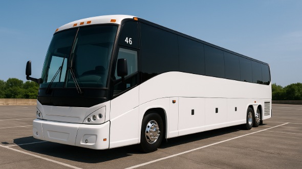 Exterior of Charter Bus Company Omaha's 40 Passenger Party Bus in Omaha