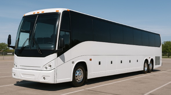Exterior of Charter Bus Company Sioux Falls's 50 Passenger Party Bus in Sioux Falls