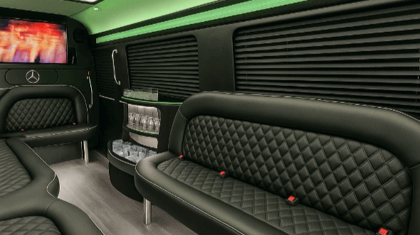 fargo 14 passenger sprinter limousine inside
