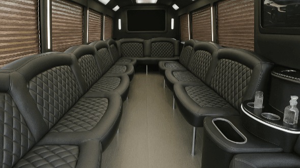 fargo 30 passenger party bus interior
