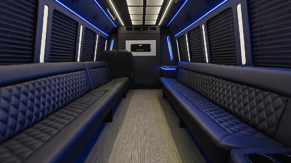 fargo 40 passenger party bus rental